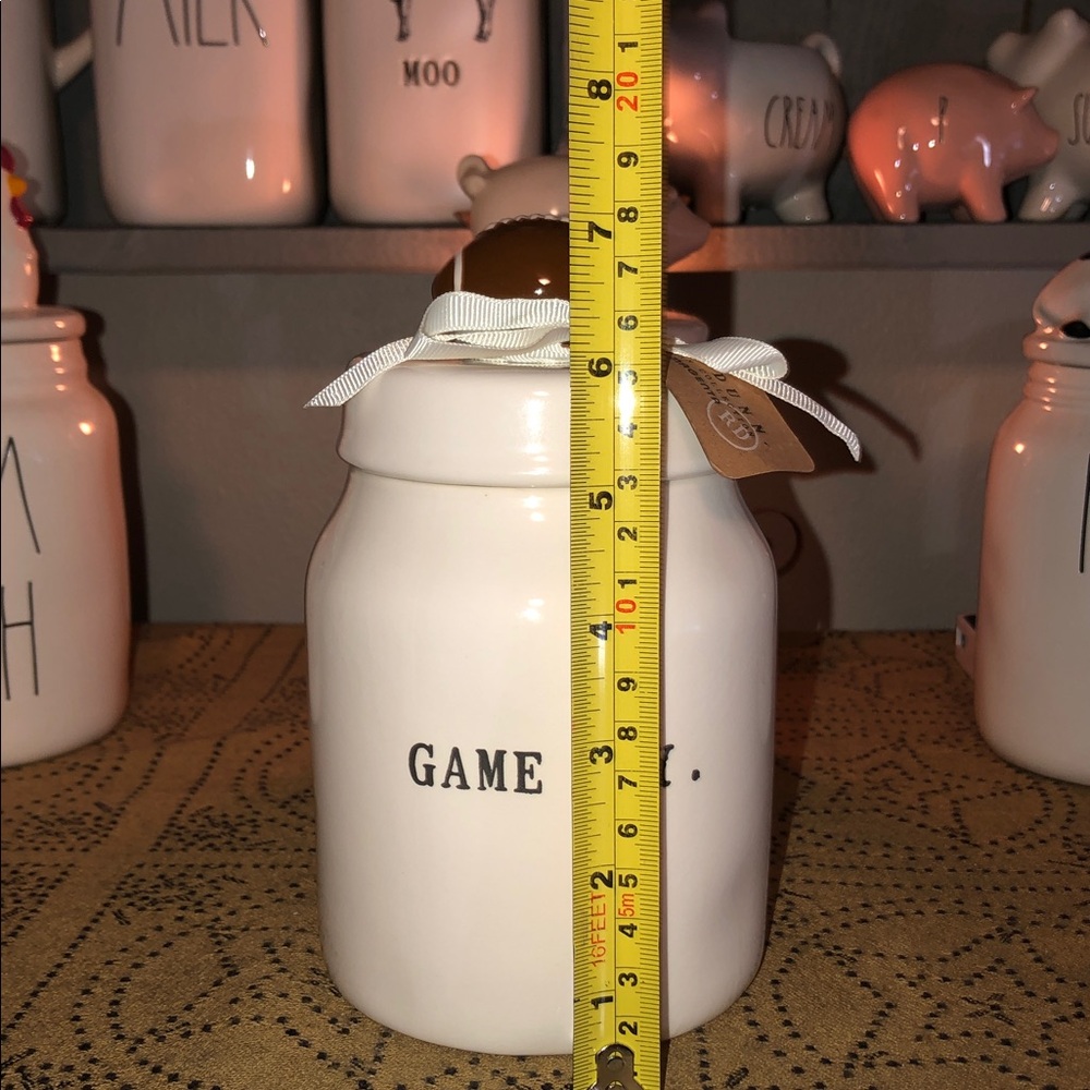 Rae Dunn GAME DAY Baby Canister (Football On Lid) - Picture 9 of 9